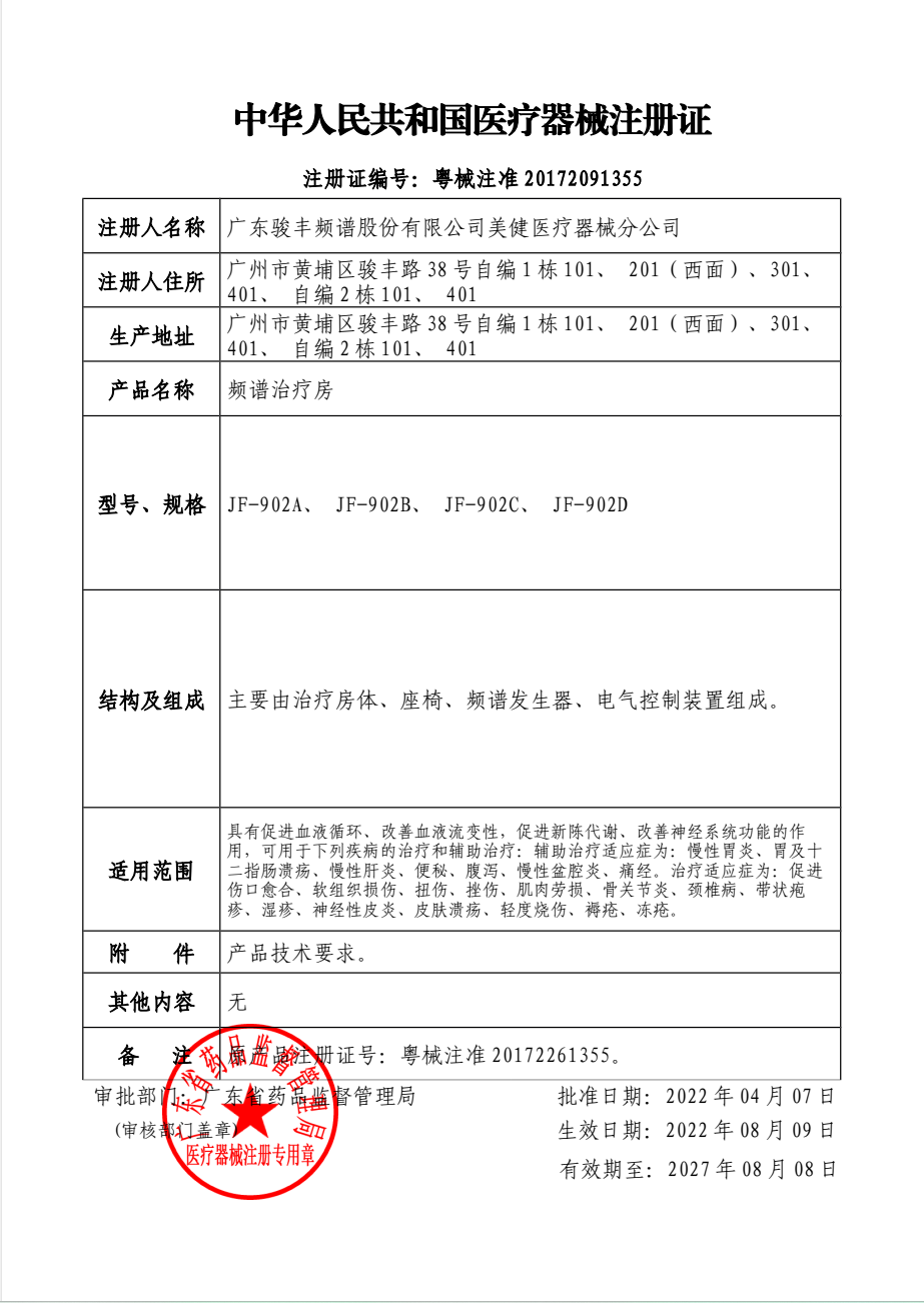 902系列医疗器械注册证2022.pdf